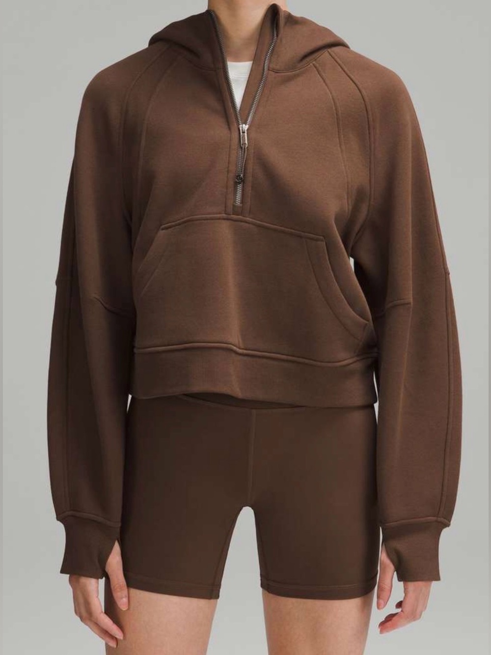 Lululemon Scuba Oversized Half-Zip Hoodie Sweatshirt
Java Brown SZ. XL/XXL NWOT